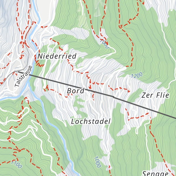 Map of Restaurant Riederberg