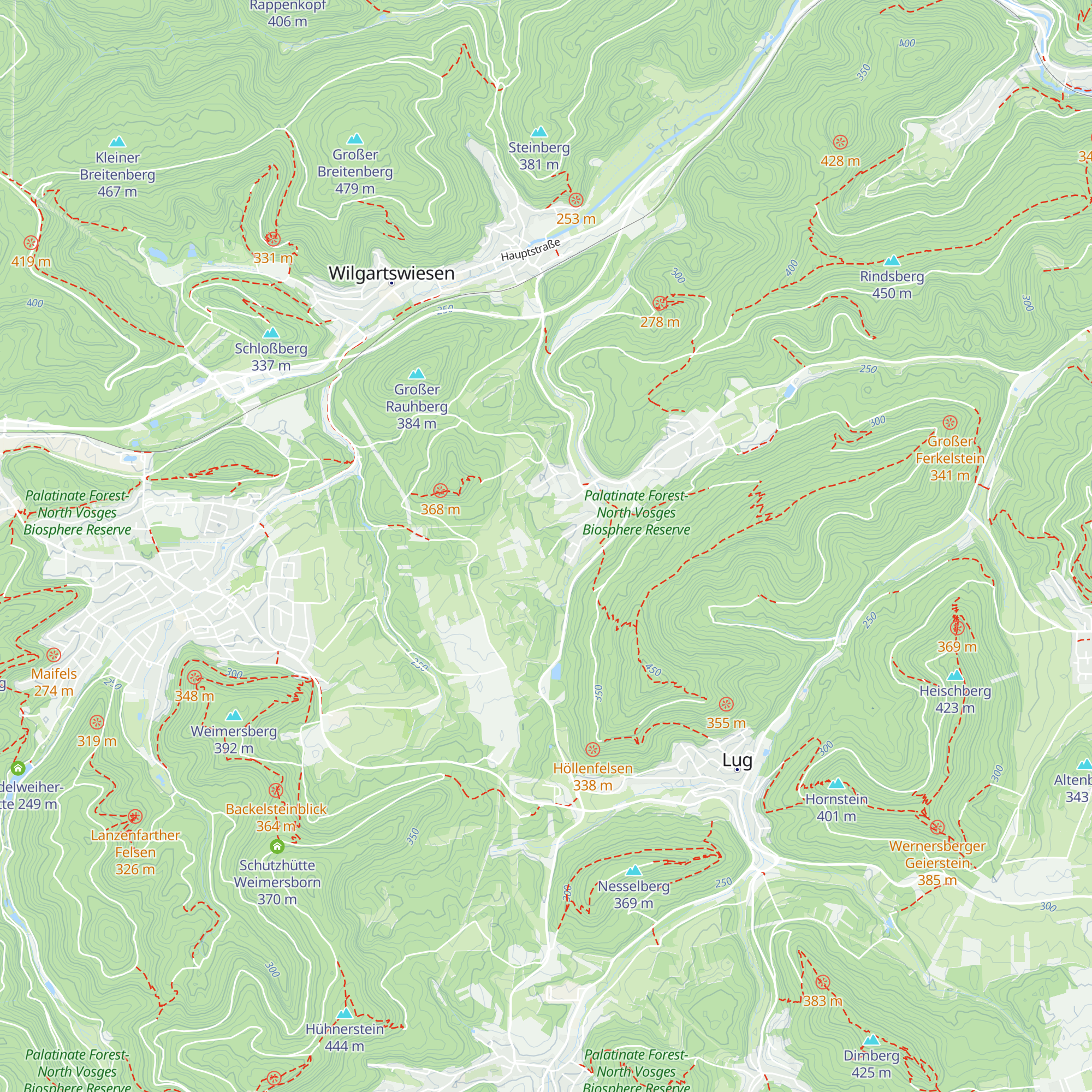 Grillhütte Spirkelbach map