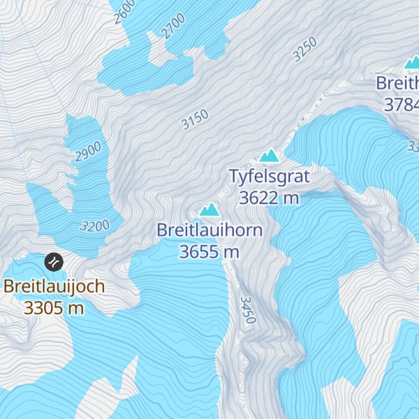 Map of Breitlauihorn