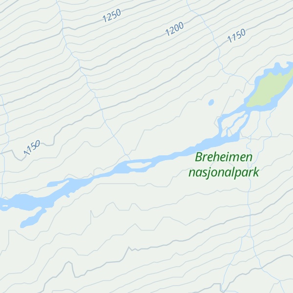 Map of Grønstorrbu