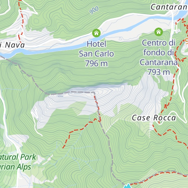 Map of Rocca Ferraira