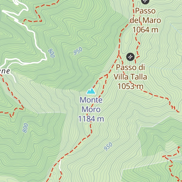 Map of Monte Moro