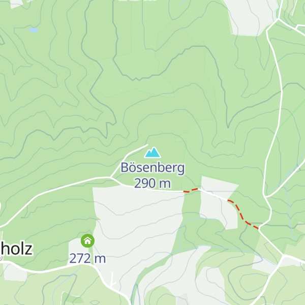 Map of Bösenberg