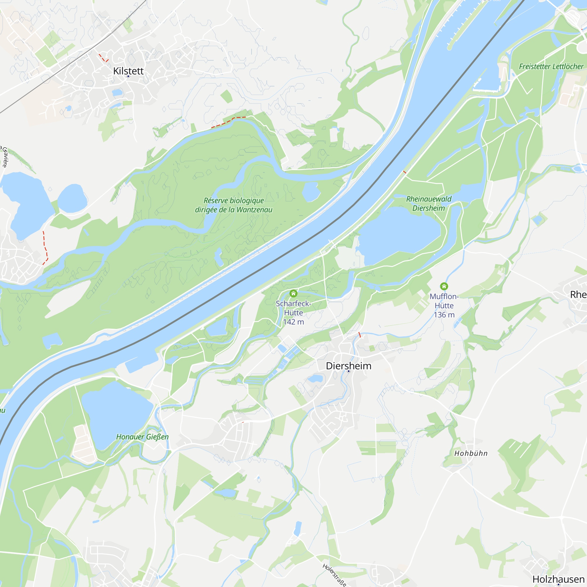 Scharfeck-Hütte map
