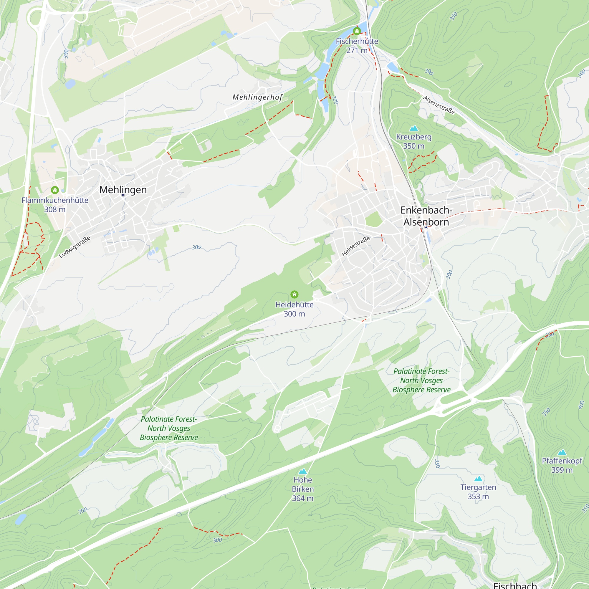 Heidehütte map
