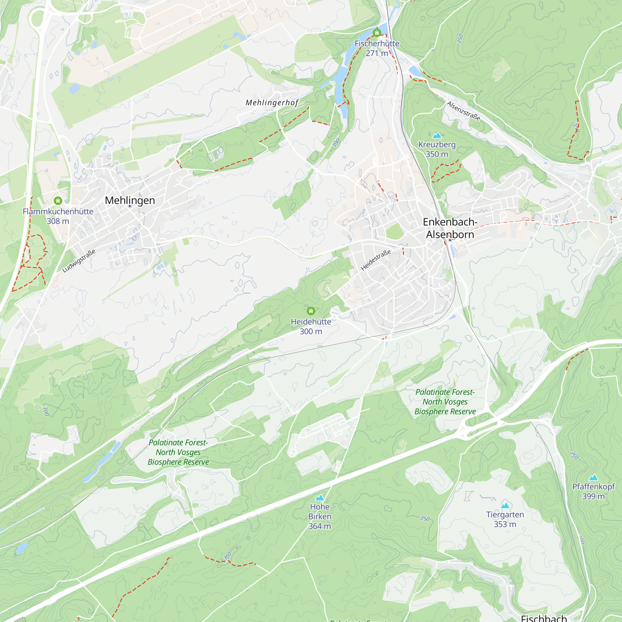 Heidehütte map