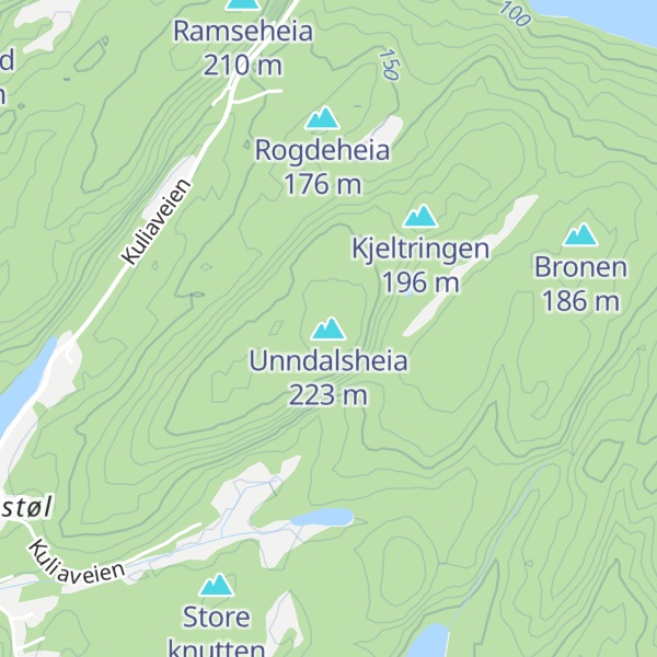 Map of Unndalsheia
