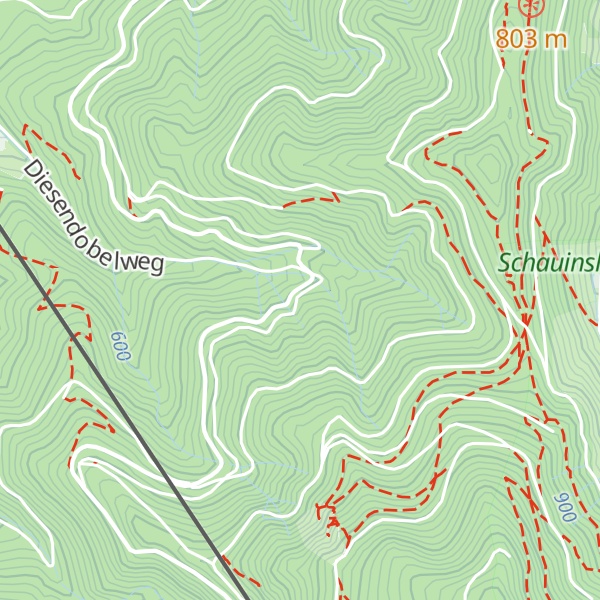 Map of Dießendobelhütte