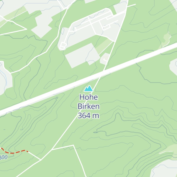 Map of Hohe Birken