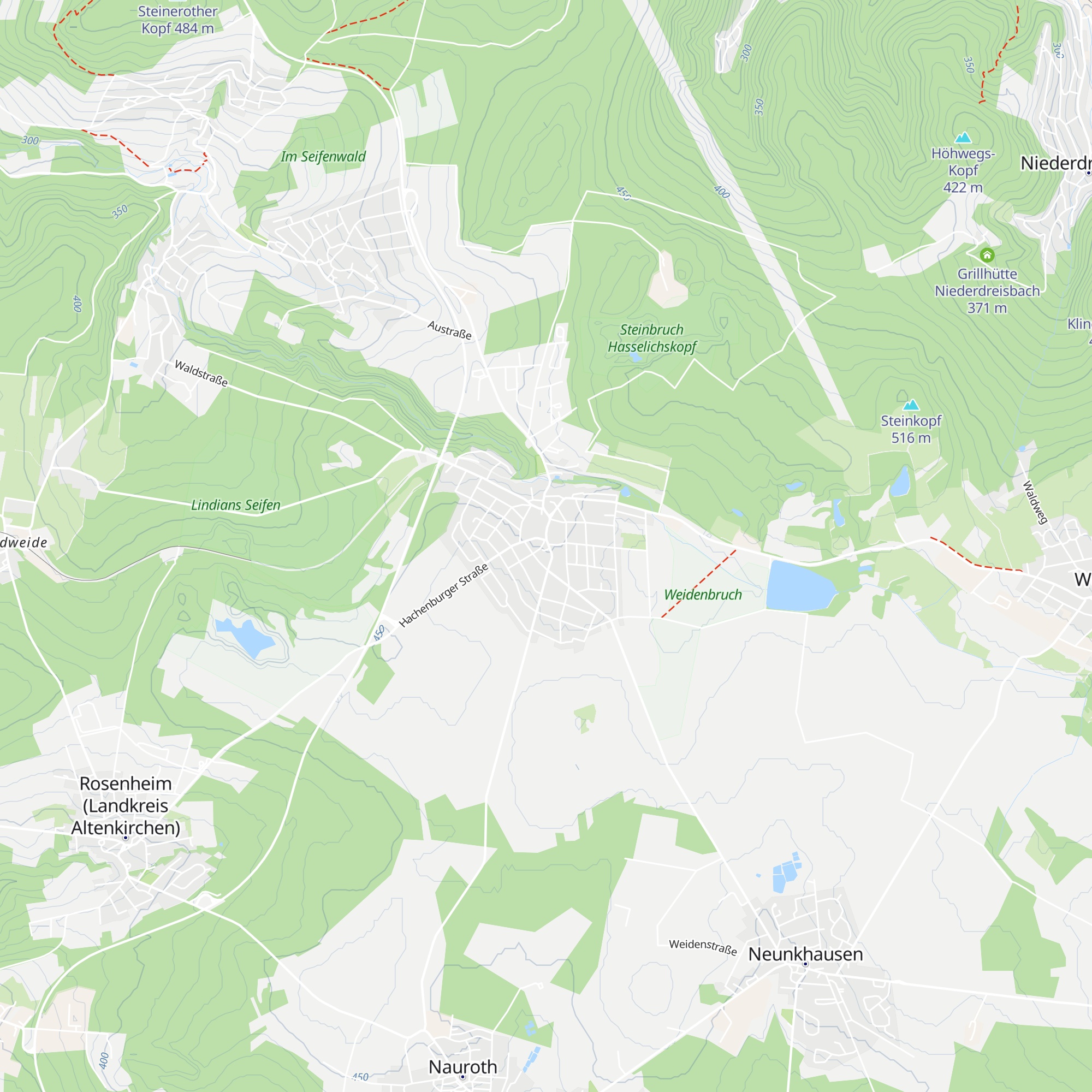 Hüttengrill map