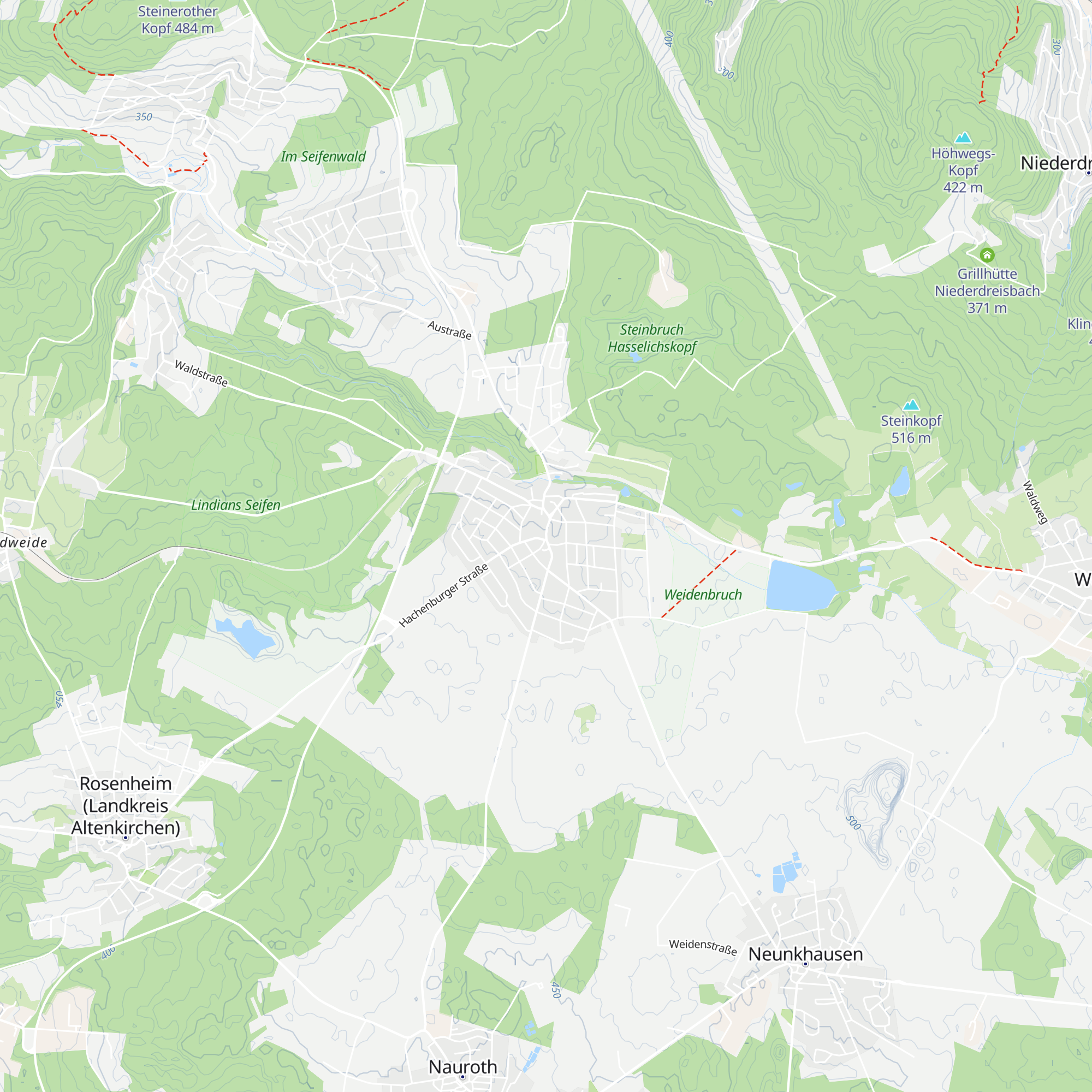 Hüttengrill map