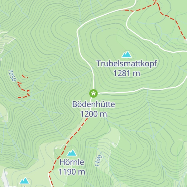 Map of Bödenhütte
