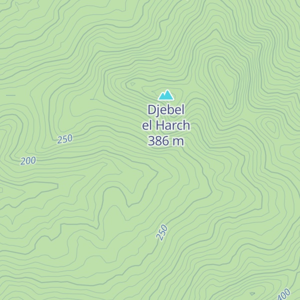 Map of Kef el Harch