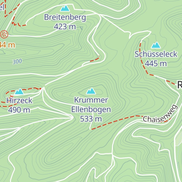 Map of Krummer Ellenbogen