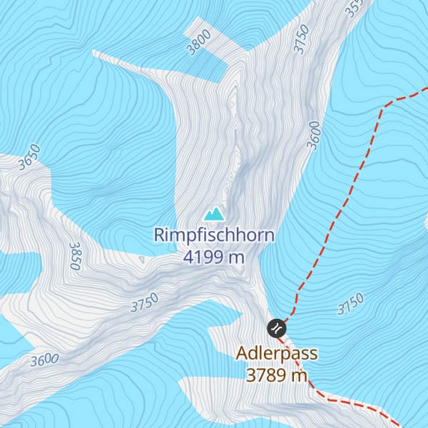 Map of Rimpfischhorn