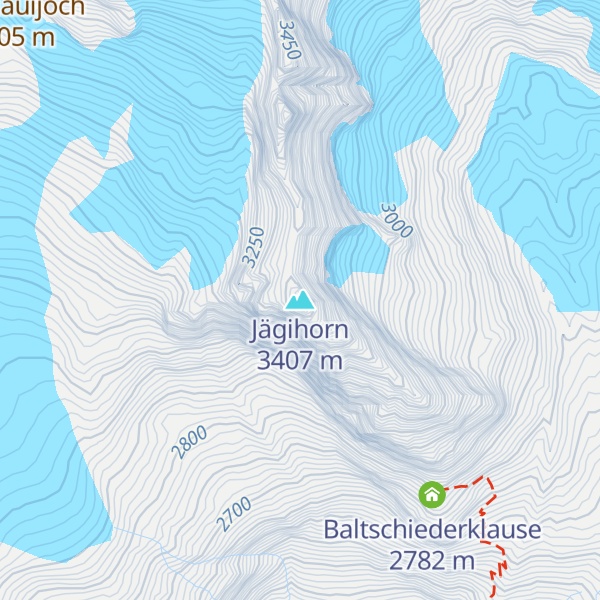Map of Jägihorn
