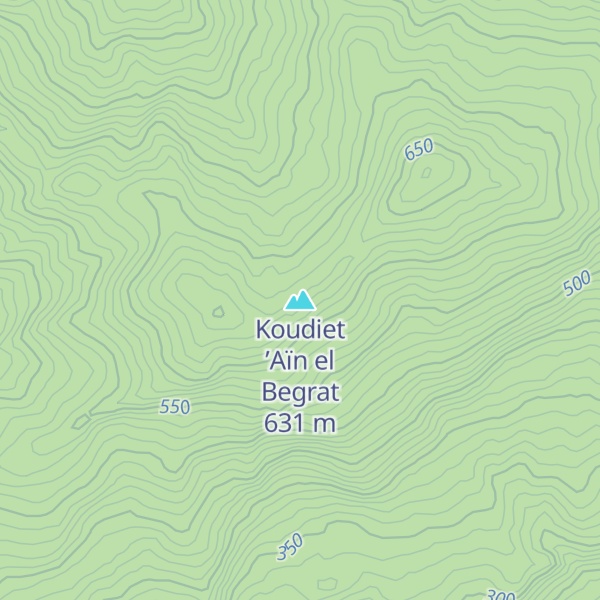 Map of Koudiet ’Aïn el Begrat