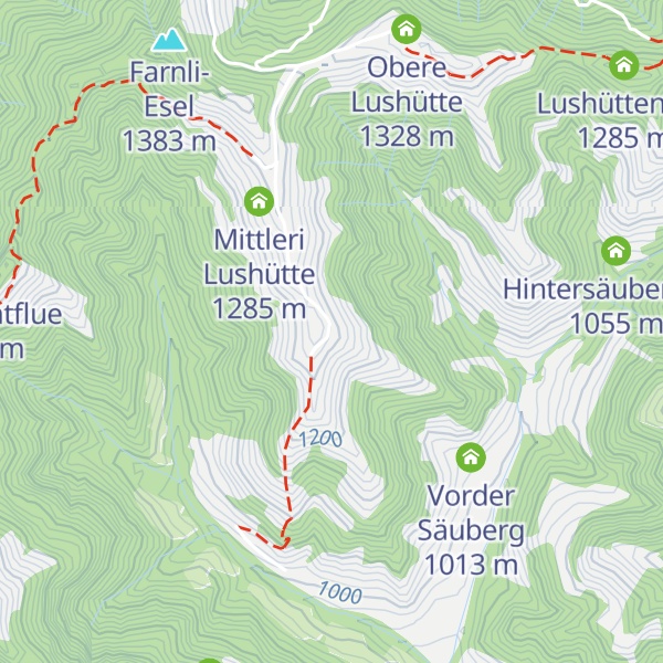 Map of Underi Lushütte