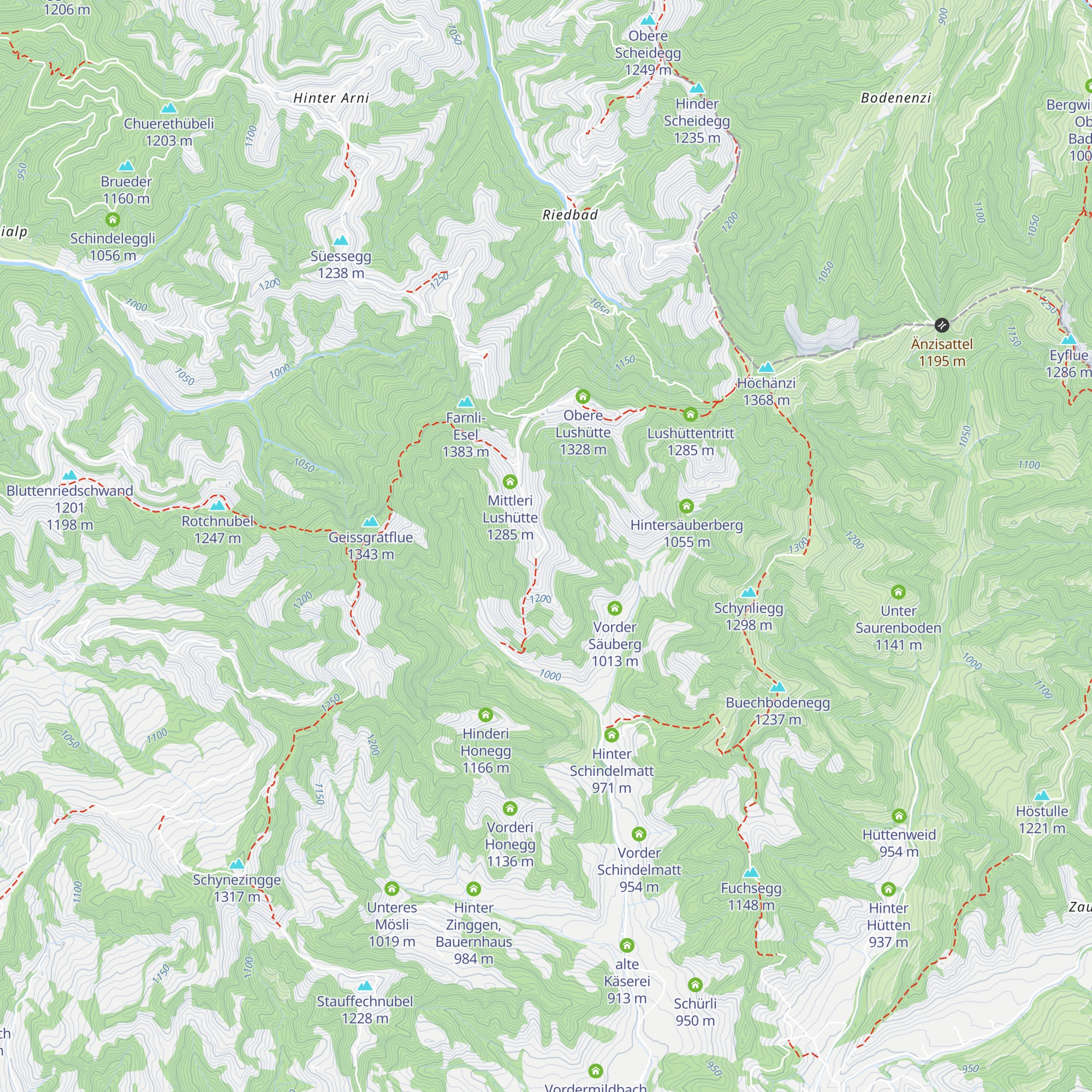 Underi Lushütte map