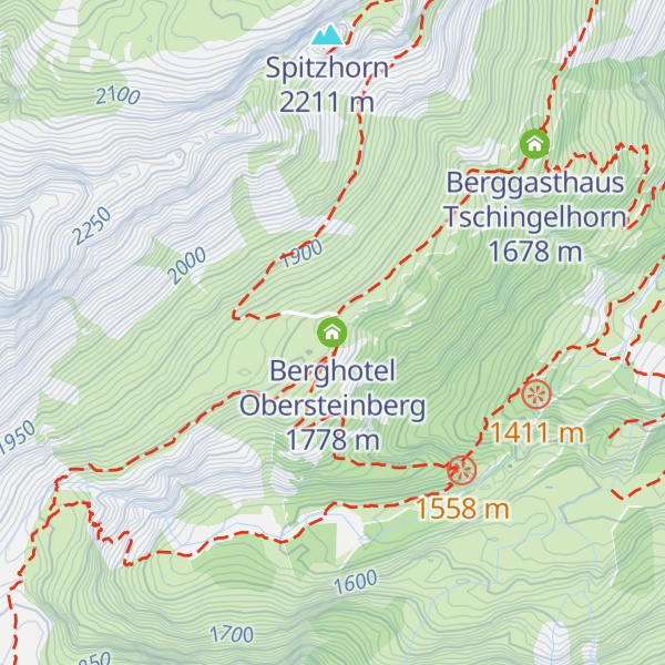 Map of Berghotel Obersteinberg
