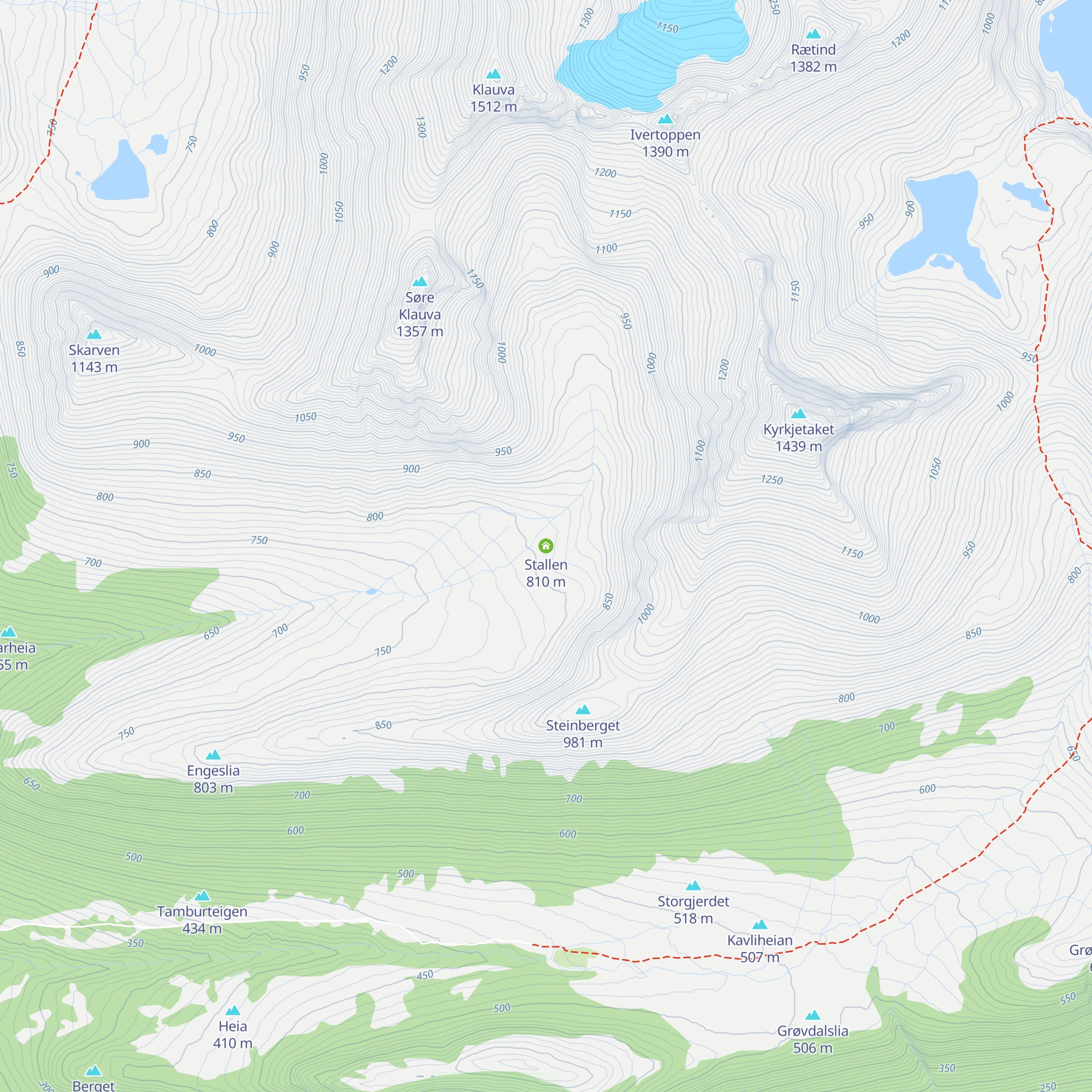 Stallen map