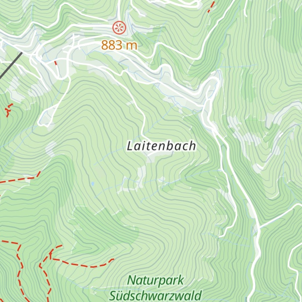 Map of Schwarzwaldhütte