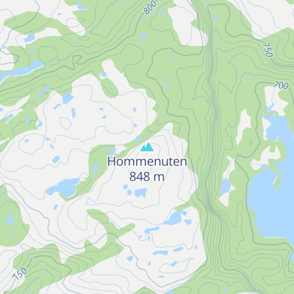Map of Hommenuten