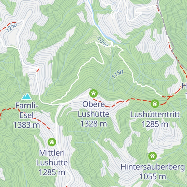 Map of Obere Lushütte