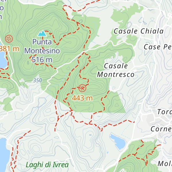 Map of Monte Margut