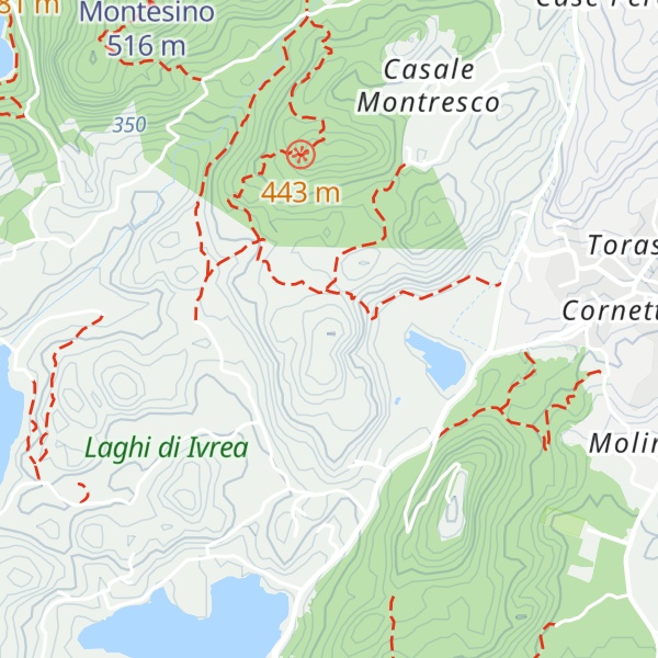 Map of Monte della Balarina