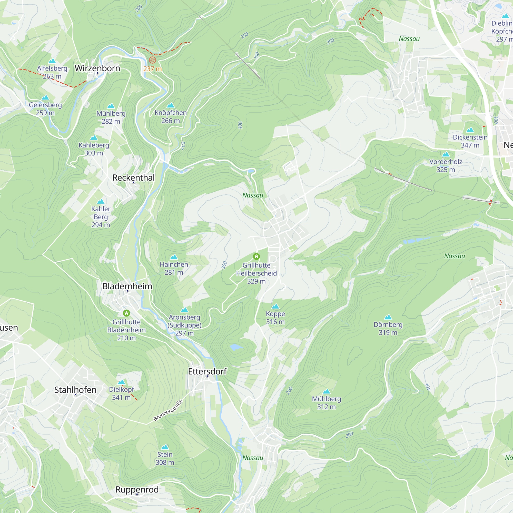 Grillhütte Heilberscheid map