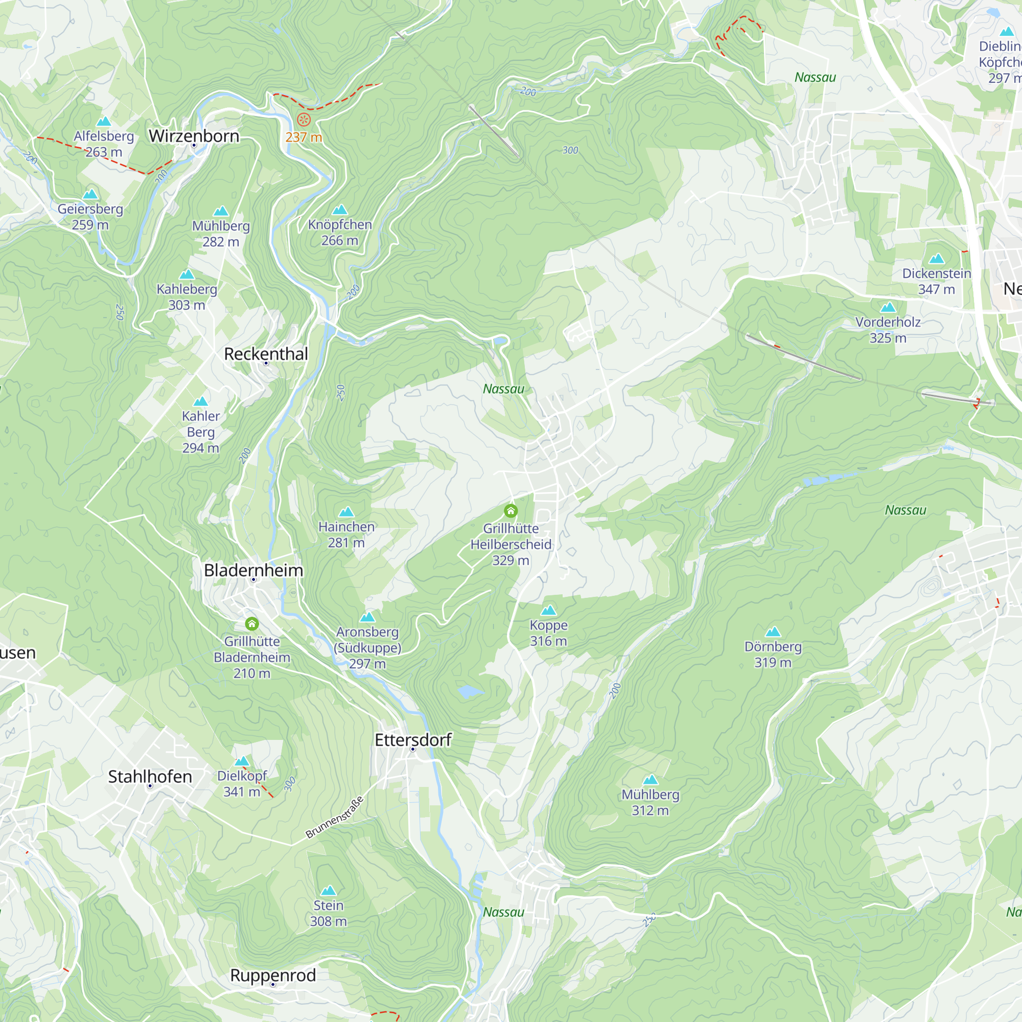 Grillhütte Heilberscheid map