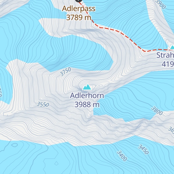Map of Adlerhorn