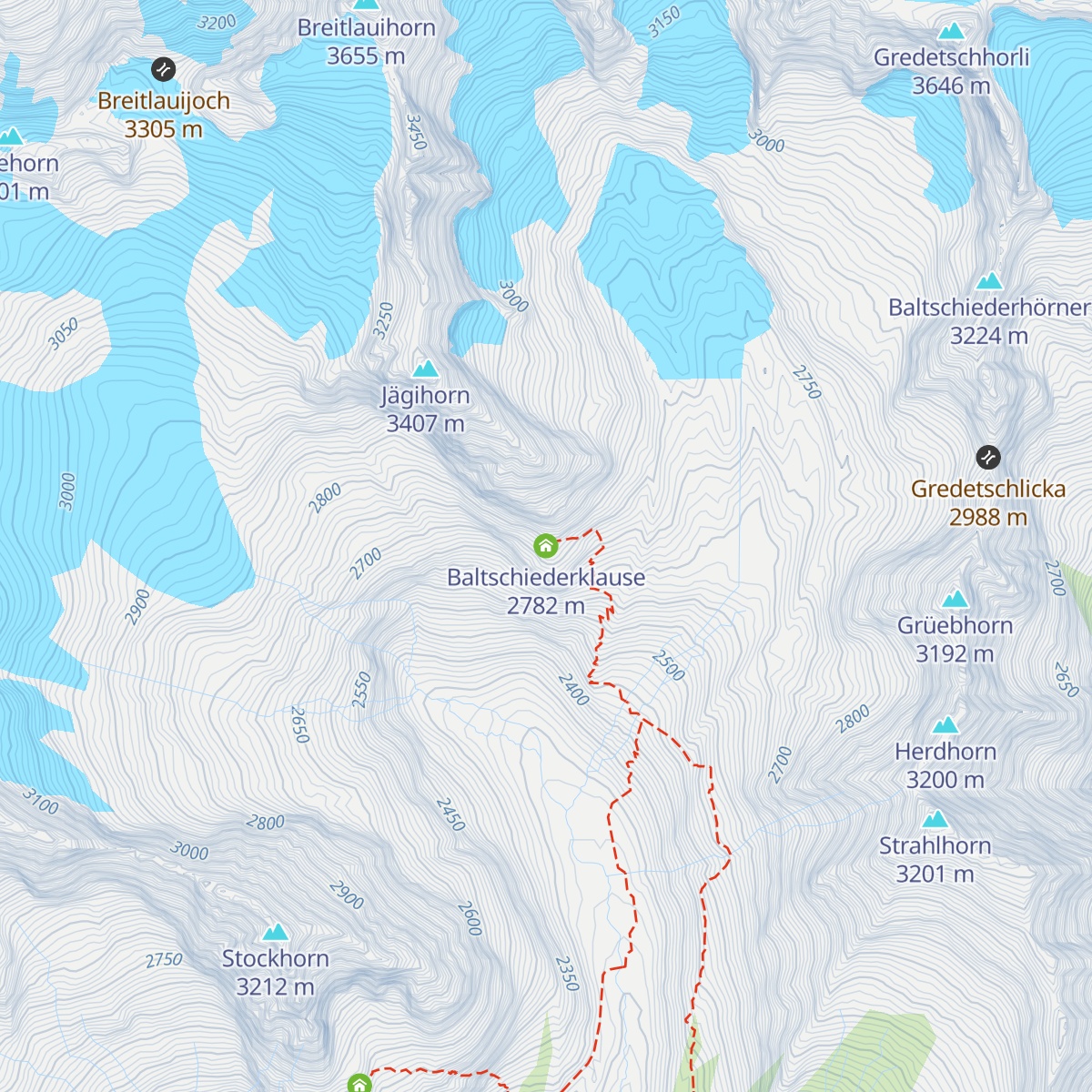 Baltschiederklause map