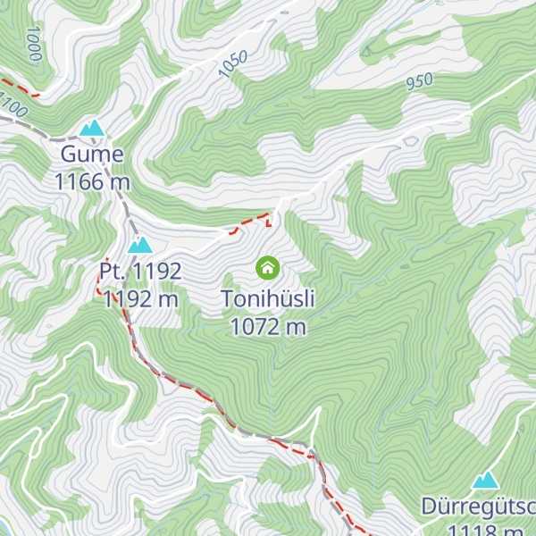 Map of Tonihüsli