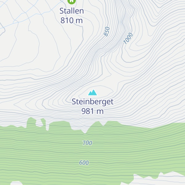 Map of Steinberget