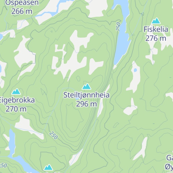 Map of Steiltjønnheia