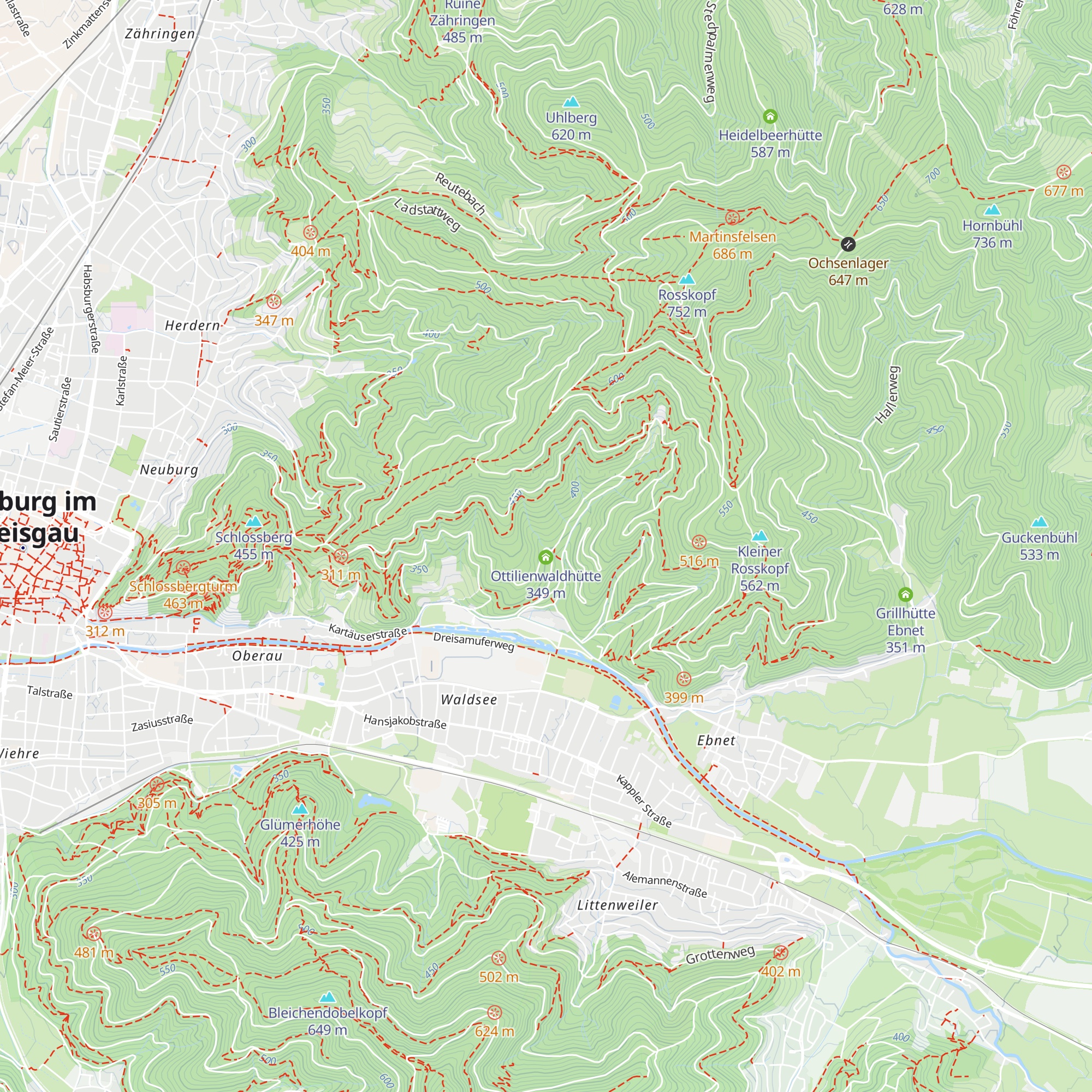 Vogelsanghütte map