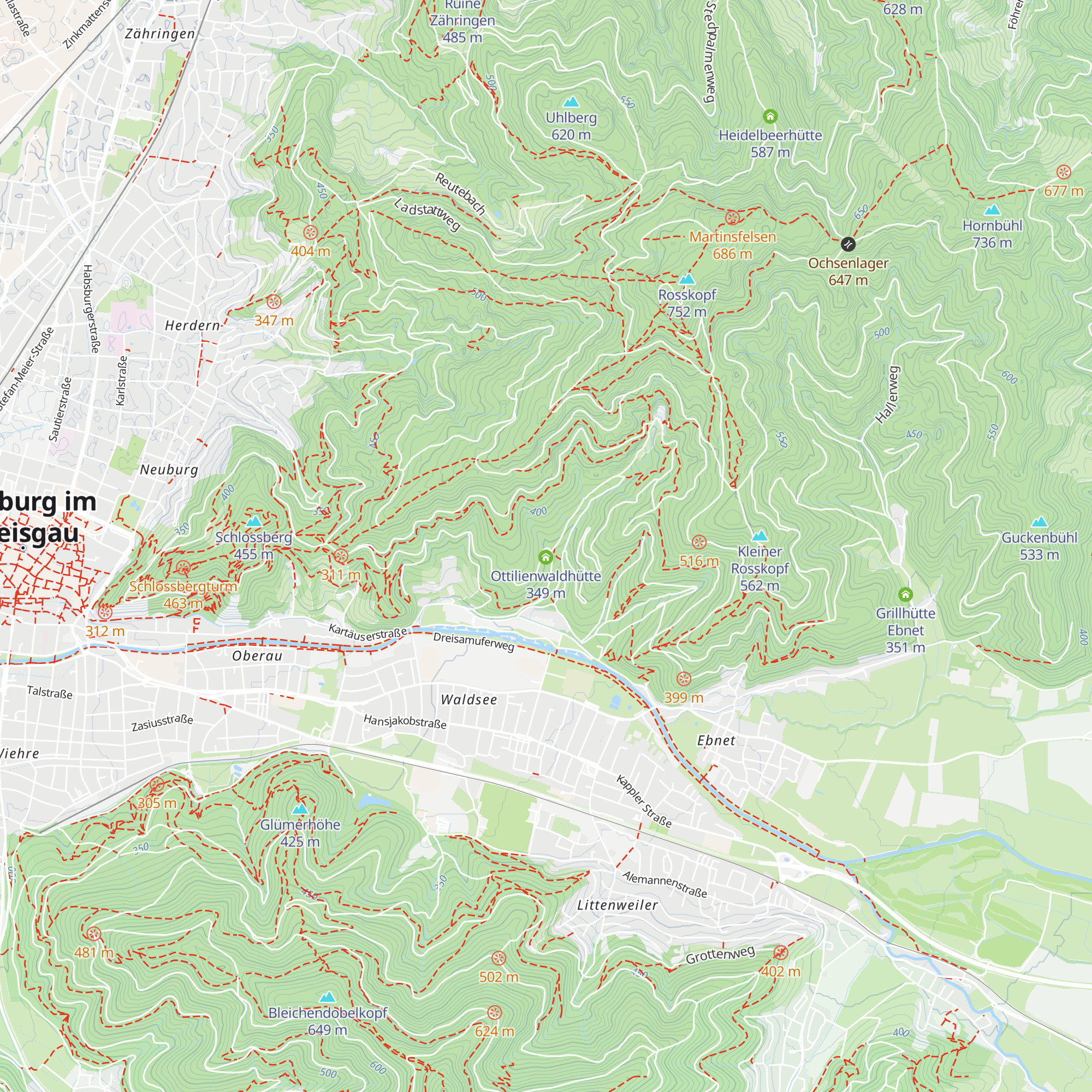 Vogelsanghütte map