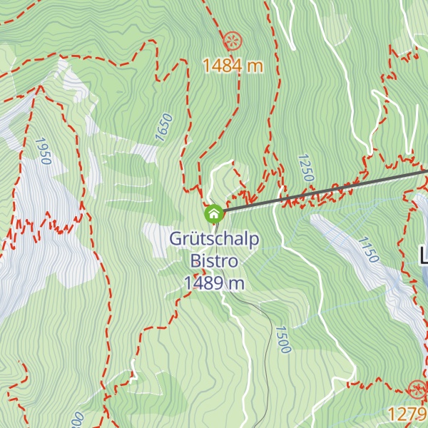 Map of Grütschalp Bistro