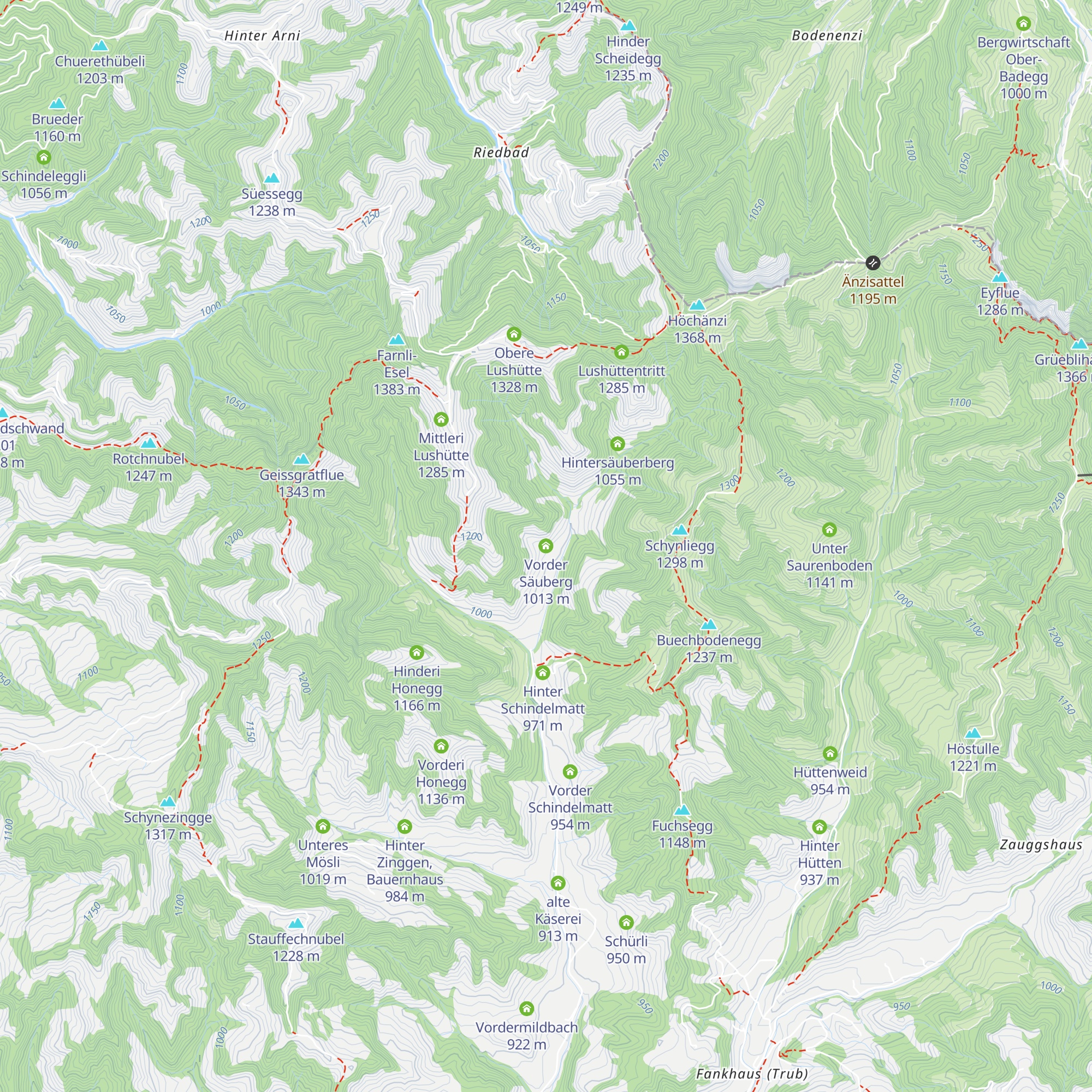 Vorder Säuberg map