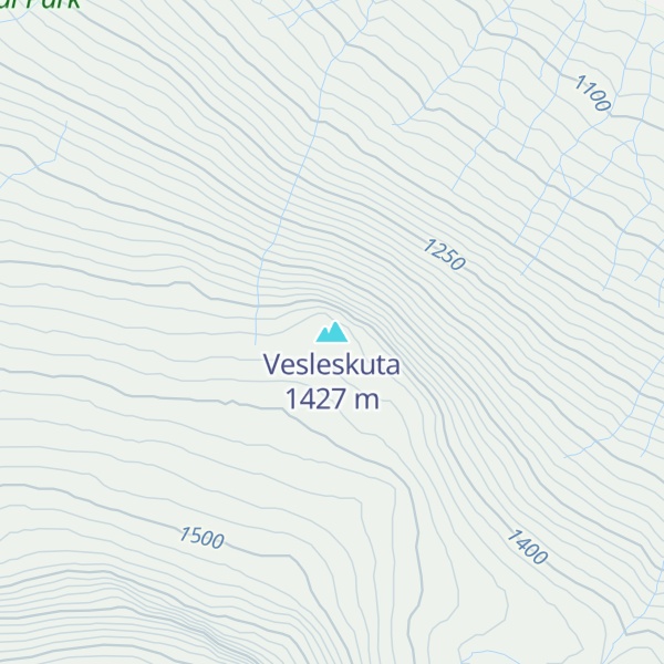 Map of Vesleskuta