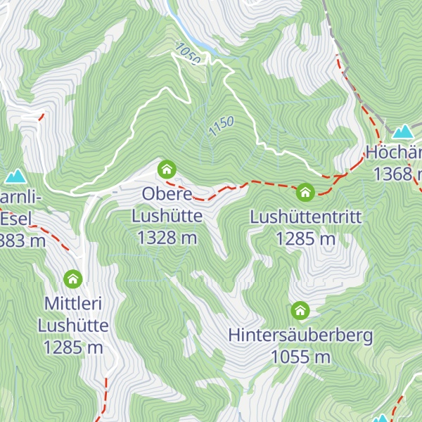 Map of Lushüttenalp