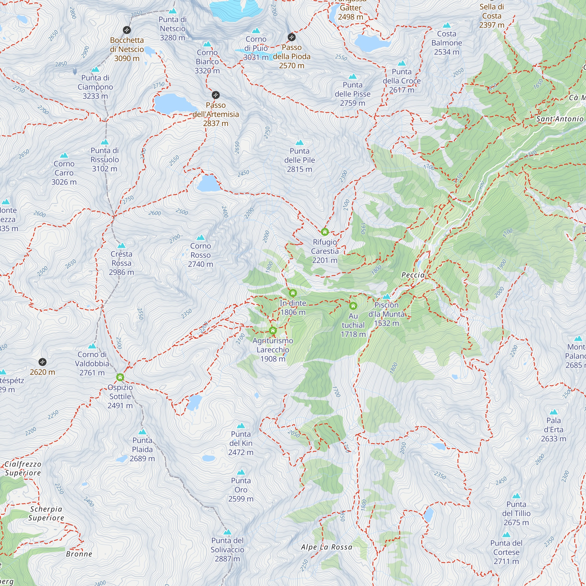 In dinte map