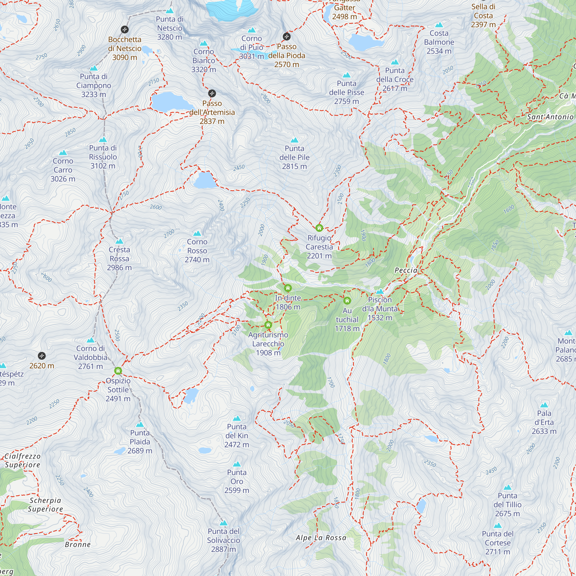 In dinte map