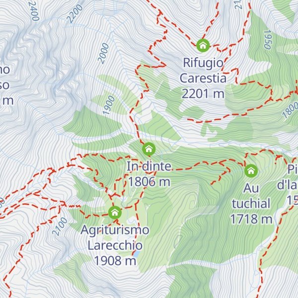 Map of In dinte