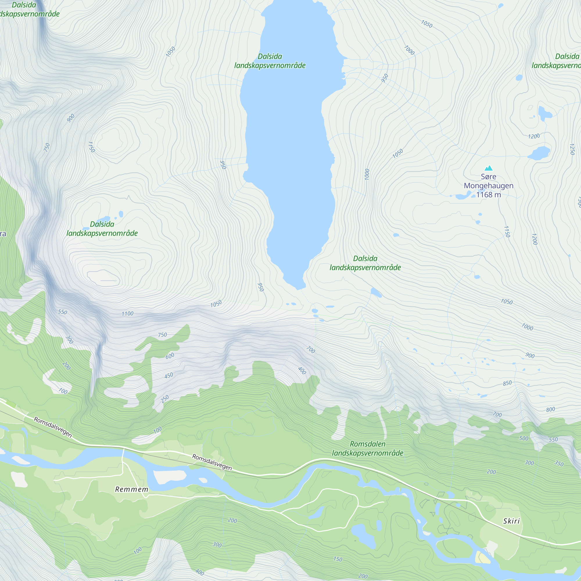 Mongevassbu map