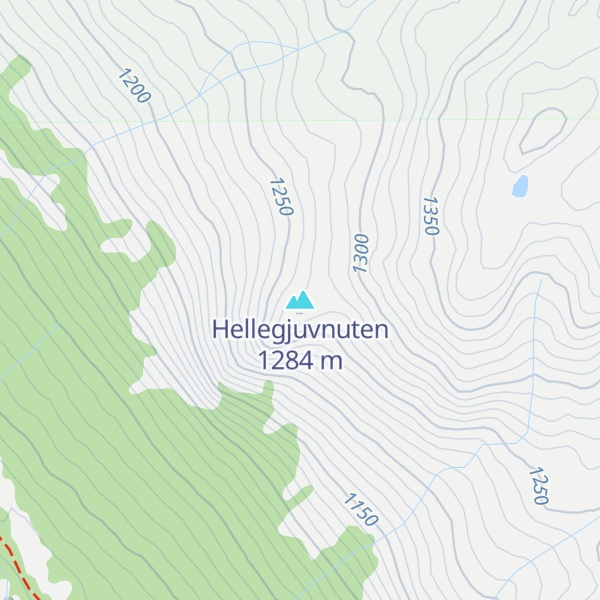 Map of Hellegjuvnuten