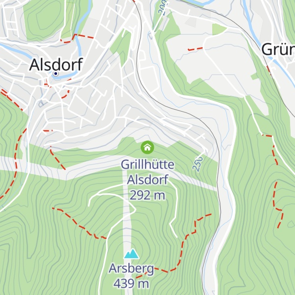 Map of Grillhütte Alsdorf