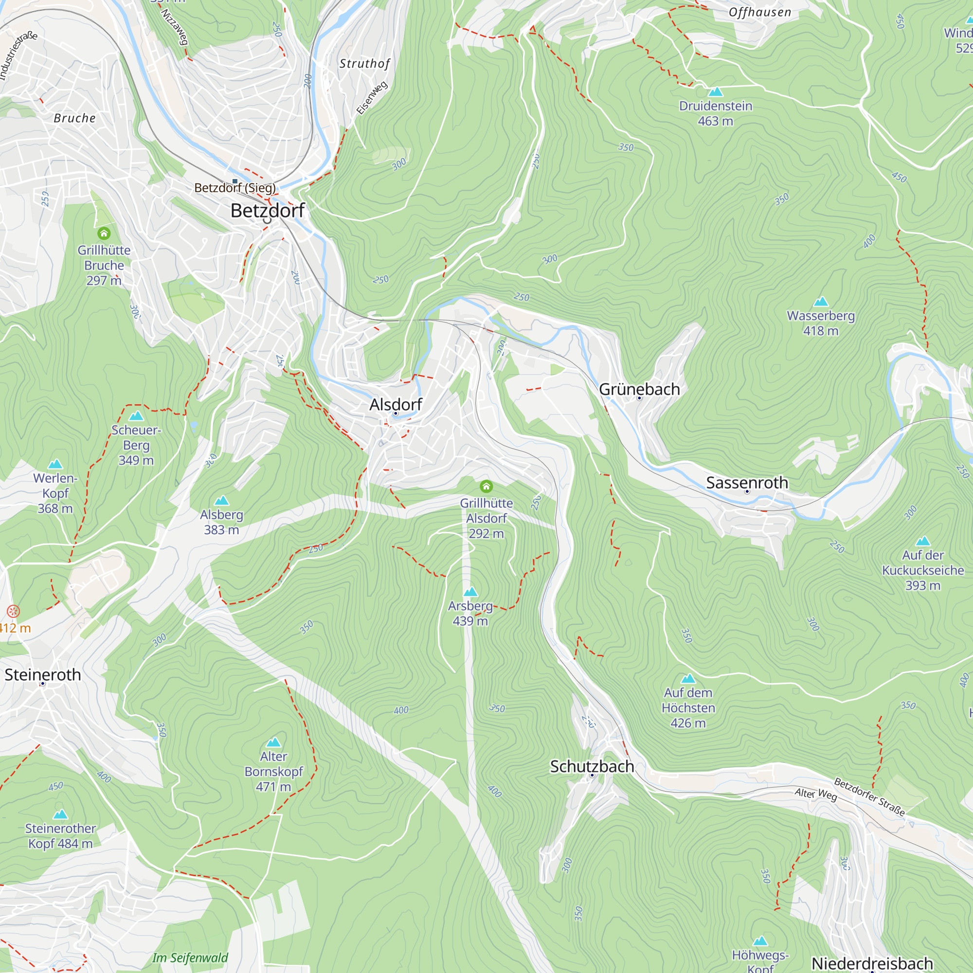 Grillhütte Alsdorf map